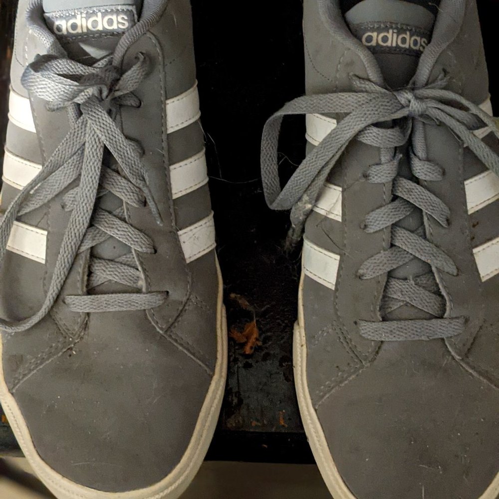 Gray Adidas Sneakers SZ 10